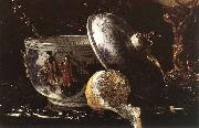 Willem Kalf Still Life with a Nautilus Cup oil painting reproduction